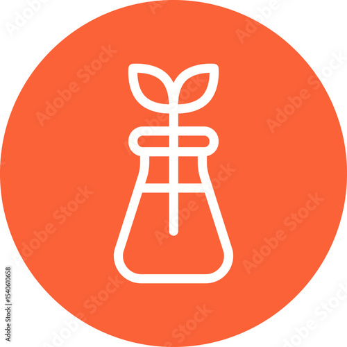 Chemical pant single icon vector illustration