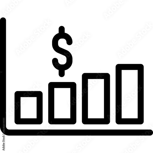 Statistics single icon vector illustration