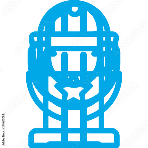 Mic single icon vector illustration