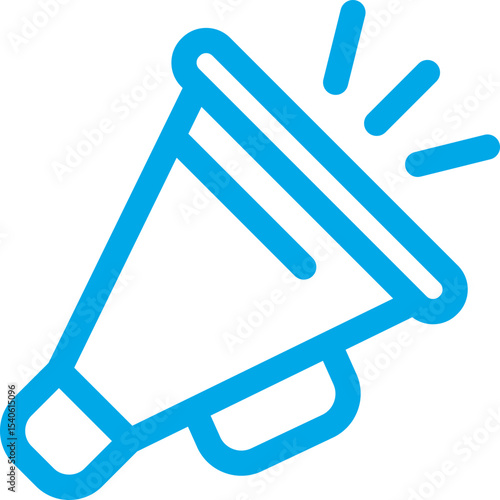Megaphone single icon vector illustration
