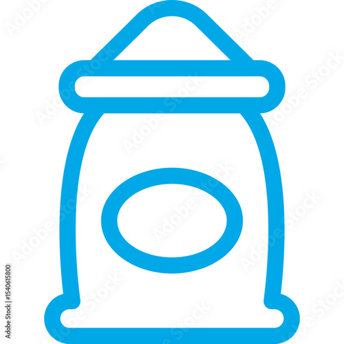 Bag single icon vector illustration