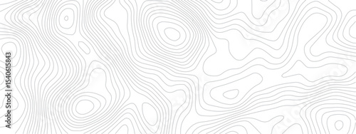 High-Resolution Seamless Topographic Map Pattern with Mountain and Ocean Line Work in an Abstract Grid Style
