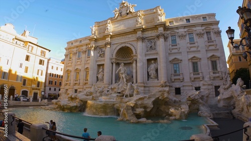 Photography The historic Trevi Fountain in Rome Italy