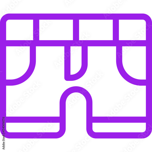 Cloth single icon vector illustration
