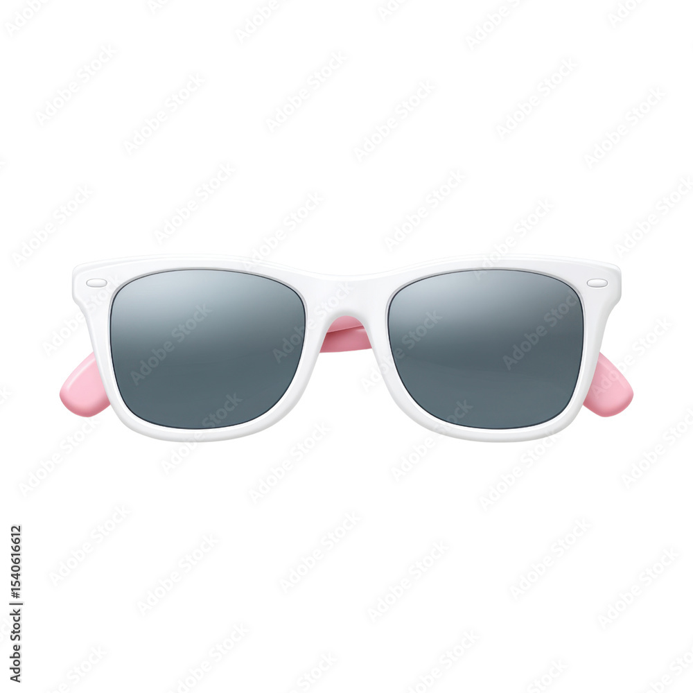 Stylish Retro Sunglasses with Pink Temples and Gray Lenses Ideal for Summer and Outdoor Activities Transparent background or png Stylish Retro Sunglasses with Pink Temples and Gray Lenses Ideal for Summer and Outdoor Activities Transparent background or png