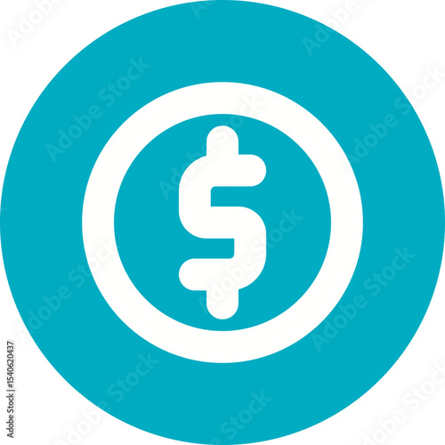 Coins single icon vector illustration
