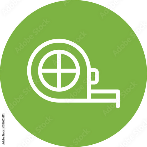 Measuring tape single icon vector illustration