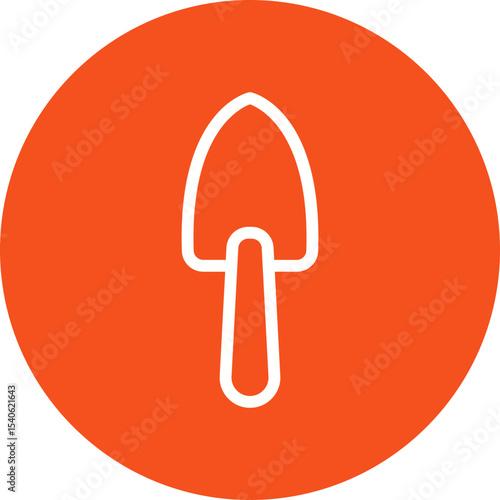Shovel single icon vector illustration
