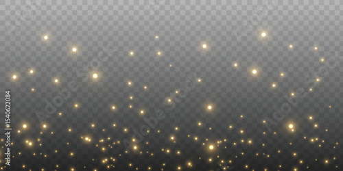 Festive starry backdrop with majestic glitter, light effects. Magical and glamorous design is perfect for holidays, celebrations and New Year themes