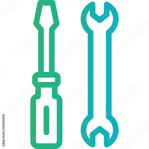 Screw tools single icon vector illustration