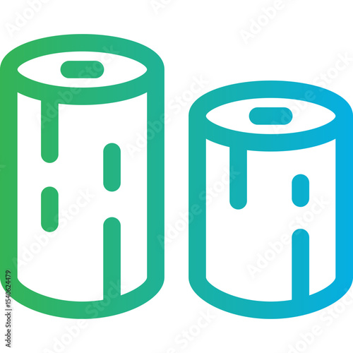 Wood single icon vector illustration