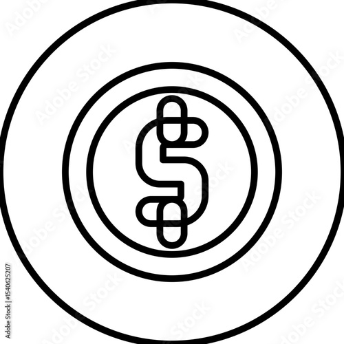 Coins single icon vector illustration