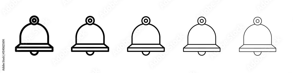 Obraz premium bell icon Flat design on isolated background