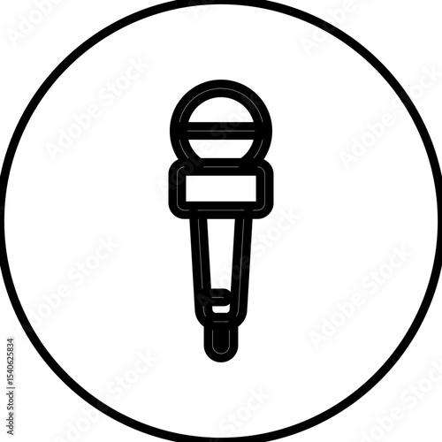 Mics single icon vector illustration