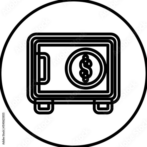 Locker single icon vector illustration