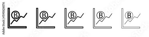Bitcoin Evolution icon Flat design on isolated background
