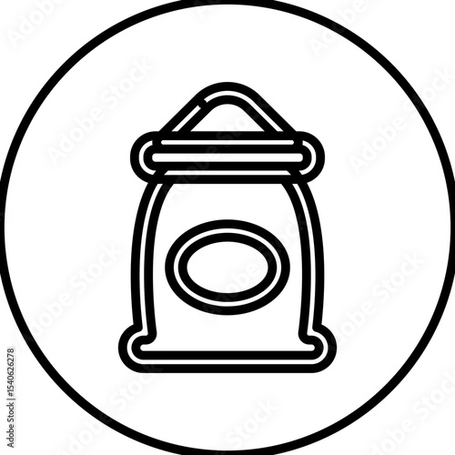Bag single icon vector illustration