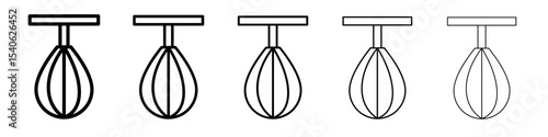 Boxing punch bag icon Flat design on isolated background