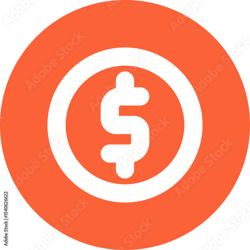 Coin single icon vector illustration
