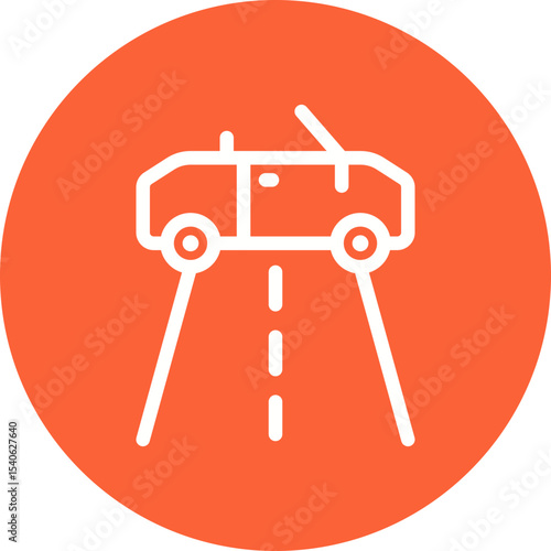 Drone single icon vector illustration