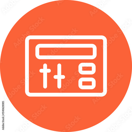 Radio single icon vector illustration