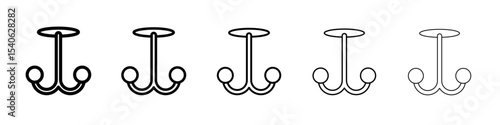 Chandelier icon Flat design on isolated background
