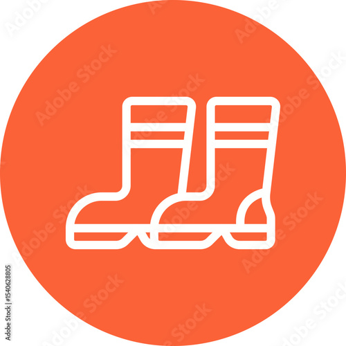 Boot single icon vector illustration