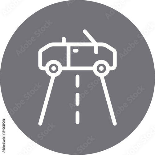 Drone single icon vector illustration
