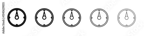 compass icon Flat design on isolated background