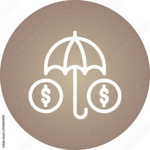 Insurance single icon vector illustration