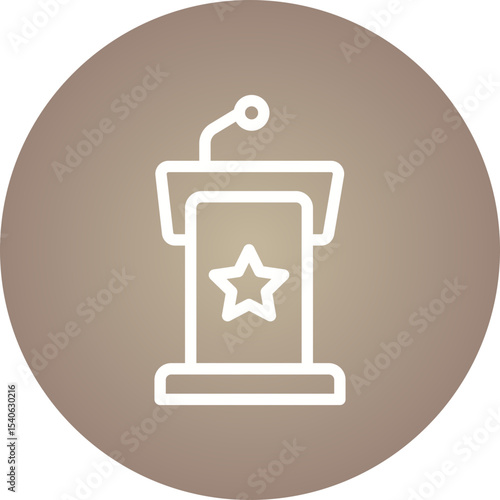 Mic single icon vector illustration