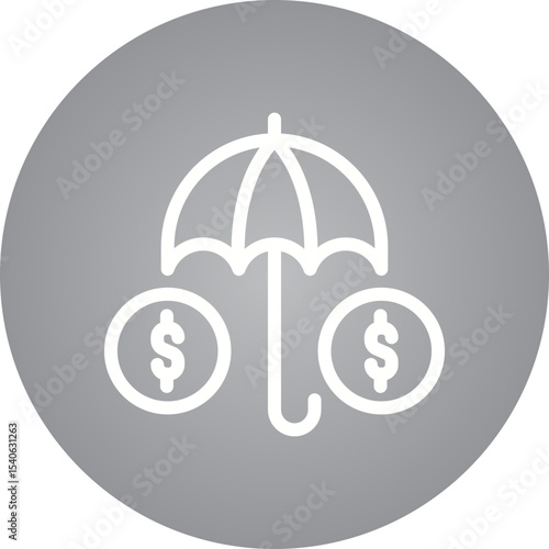 Insurance single icon vector illustration