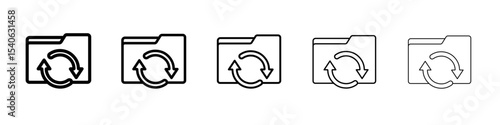 Data Recovery icon Flat design on isolated background