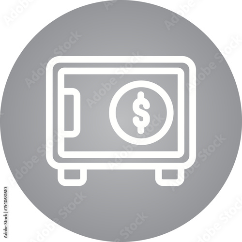 Locker single icon vector illustration