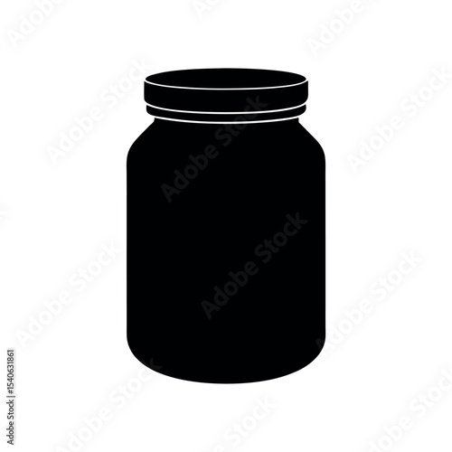 glass jar with red caviar