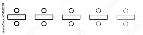divide icon Flat design on isolated background