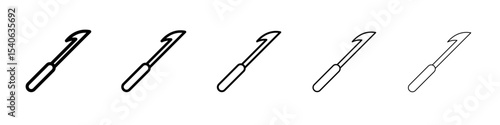 harpoon icon Flat design on isolated background