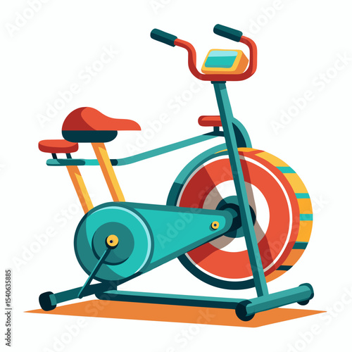 toy bicycle isolated on white