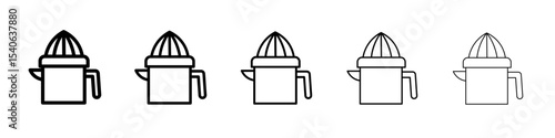 Lemon squeezer icon Flat design on isolated background