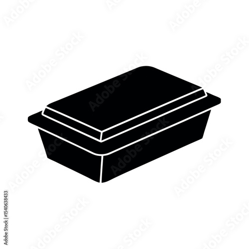  silhouette storage tray for frozen puree on  white