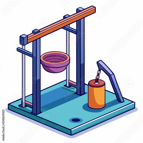 vector illustration of a gas pump