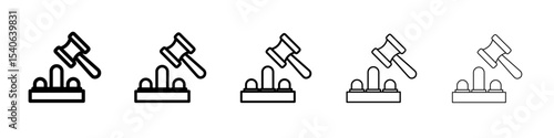 Mole Game Whack icon Flat design on isolated background