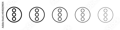more button icon Flat design on isolated background