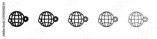 Natural resources icon Flat design on isolated background
