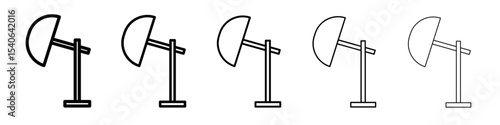 photography lighting icon Flat design on isolated background