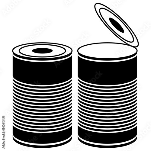 tin can icon vector illustration.