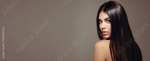 Wallpaper Mural The captivating portrait of a woman showcasing elegance and beauty. Torontodigital.ca