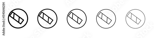 sausages icon Flat design on isolated background