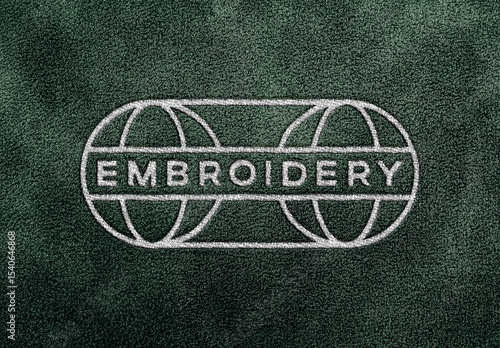 Embroidery Text & Logo Mockup