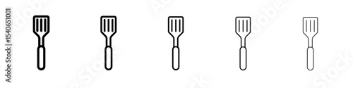 spatula icon Flat design on isolated background